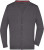 Pánsky sveter - J. Nicholson, farba - anthracite melange, veľkosť - 3XL