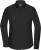 Dámska košeľa s dlhými rukávmi - J. Nicholson, farba - čierna, veľkosť - XL