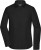 Dámska košeľa s dlhými rukávmi - J. Nicholson, farba - čierna, veľkosť - 3XL