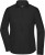 Dámska košeľa s dlhými rukávmi - J. Nicholson, farba - čierna, veľkosť - XXL