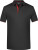 Pánske polo, farba - black/red, veľkosť - S