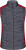 Dámska pletená vesta, farba - red melange/anthracite melange, veľkosť - S