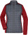 Dámska pletená bunda - J. Nicholson, farba - red melange/anthracite melange, veľkosť - XS