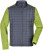 Pánska pletená bunda - J. Nicholson, farba - kiwi melange/anthracite melange, veľkosť - XL
