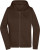 Dámska mikina na zips - J. Nicholson, farba - brown, veľkosť - XXL