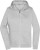 Dámska mikina na zips, farba - grey heather, veľkosť - XXL