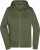 Dámska mikina na zips, farba - olive, veľkosť - XS