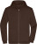 Pánska mikina na zips - J. Nicholson, farba - brown, veľkosť - 3XL