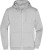 Pánska mikina na zips, farba - grey heather, veľkosť - 5XL