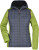 Dámska pletená bunda - J. Nicholson, farba - kiwi melange/anthracite melange, veľkosť - L