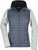 Dámska pletená bunda, farba - light melange/anthracite melange, veľkosť - XXL