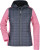 Dámska pletená bunda - J. Nicholson, farba - pink melange/anthracite melange, veľkosť - XL
