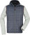 Pánska pletená bunda, farba - light melange/anthracite melange, veľkosť - 3XL