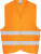 Bezpečnostná vesta pre dospelých - J. Nicholson, farba - fluorescent orange, veľkosť - One Size