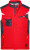 Softshellová vesta - J. Nicholson, farba - red/black, veľkosť - XS