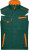 Pracovná vesta - J. Nicholson, farba - dark green/orange, veľkosť - XS
