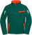 Pracovná softshellová bunda - J. Nicholson, farba - dark green/orange, veľkosť - 3XL