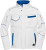 Pracovná softshellová bunda - J. Nicholson, farba - white/royal, veľkosť - XXL