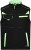 Pracovná softshellová vesta - J. Nicholson, farba - black/lime green, veľkosť - 3XL