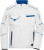 Pracovná softshellová bunda - J. Nicholson, farba - white/royal, veľkosť - XS