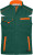 Pracovná softshellová bunda - J. Nicholson, farba - dark green/orange, veľkosť - 4XL