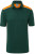Pánske pracovné polo - J. Nicholson, farba - dark green/orange, veľkosť - 5XL