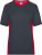 Dámske pracovné tričko - J. Nicholson, farba - carbon/red, veľkosť - XS