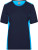 Dámske pracovné tričko - J. Nicholson, farba - navy/turquoise, veľkosť - XS