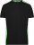 Pánske pracovné tričko - J. Nicholson, farba - black/lime green, veľkosť - XS
