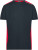 Pánske pracovné tričko - J. Nicholson, farba - carbon/red, veľkosť - XS