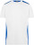 Pánske pracovné tričko - J. Nicholson, farba - white/royal, veľkosť - XS
