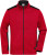 Pánska pletená pracovná mikina - J. Nicholson, farba - red melange/black, veľkosť - XS