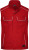 Pracovná softshellová vesta - J. Nicholson, farba - red, veľkosť - XS