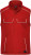 Pracovná softshellová vesta - J. Nicholson, farba - red, veľkosť - XS