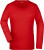 Dámske tričko s dlhými rukávmi - J. Nicholson, farba - red, veľkosť - S