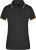 Dámske polo - J. Nicholson, farba - black/orange, veľkosť - XL