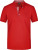 Pánske polo - J. Nicholson, farba - red/red white, veľkosť - L