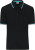 Pánske polo, farba - black/white/turquoise, veľkosť - M