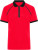 Pánske polo - J. Nicholson, farba - light red/black, veľkosť - L