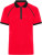 Pánske polo - J. Nicholson, farba - light red/black, veľkosť - XL