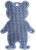 Reflektor v tvare medveďa - MBW, farba - blue, veľkosť - One Size