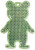 Reflektor v tvare medveďa - MBW, farba - lime green, veľkosť - One Size