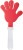 Ručná klapka - MBW, farba - white/red, veľkosť - One Size