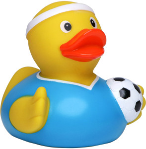 Pískacia kačka futbalista