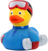 Pískacia kačka snowboardista
