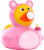 Pískacia kačka bábätko - MBW, farba - rose, veľkosť - One Size