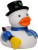 Pískacia kačka snehuliak - MBW, farba - white, veľkosť - One Size