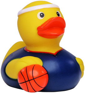 Pískacia kačka basketbalista