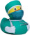Pískacia kačka chirurg - MBW, farba - multicoloured, veľkosť - One Size