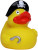 Pískacia kačka pirát s klobúkom - MBW, farba - multicoloured, veľkosť - One Size